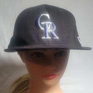 Colorado Rockies Black Cap